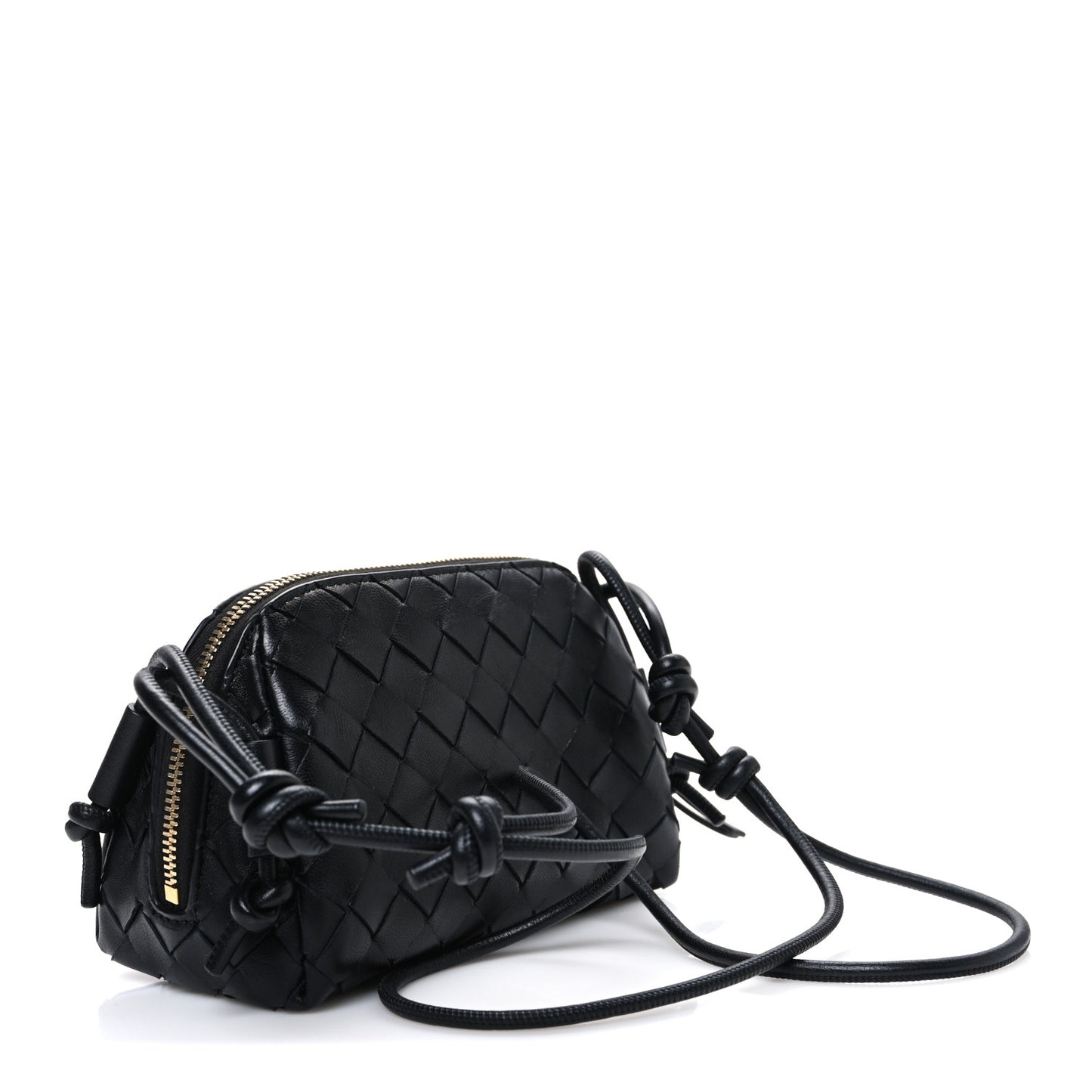 Nappa Intrecciato Concert Pouch Black