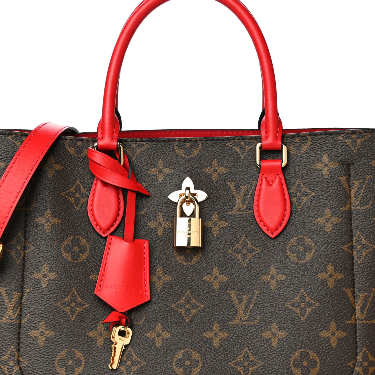Louis Vuitton Monogram Flower Tote Coquelicot 8 of 11