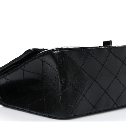 Chanel Aged Calfskin Quilted 2.55 Reissue 225 Flap  So Black 9 of 10