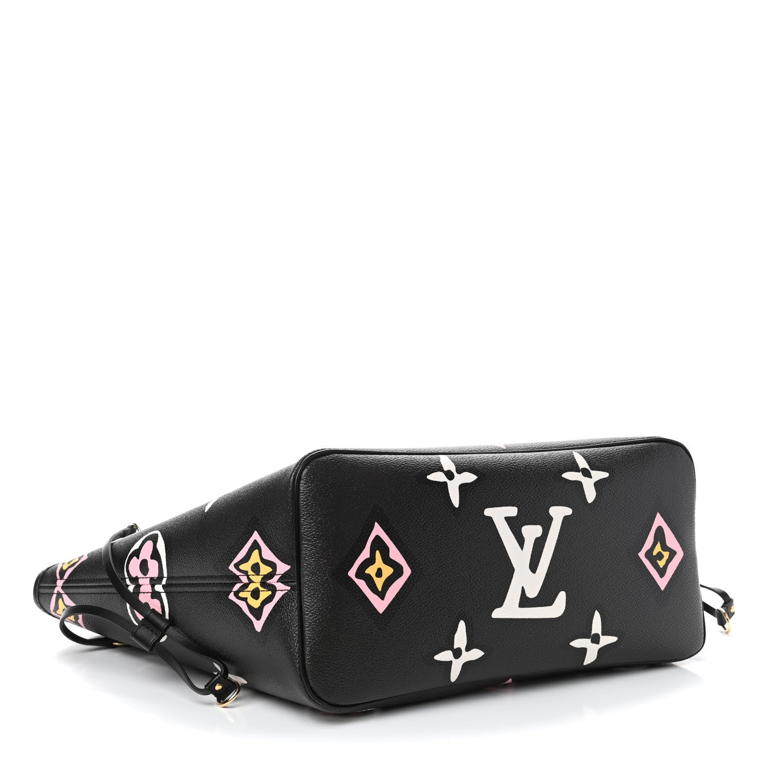 Louis Vuitton Monogram Giant Wild At Heart Neverfull MM Black 3 of 4
