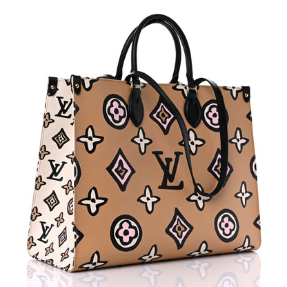 Louis Vuitton Monogram Giant Wild At Heart Onthego GM Arizona 3 of 9