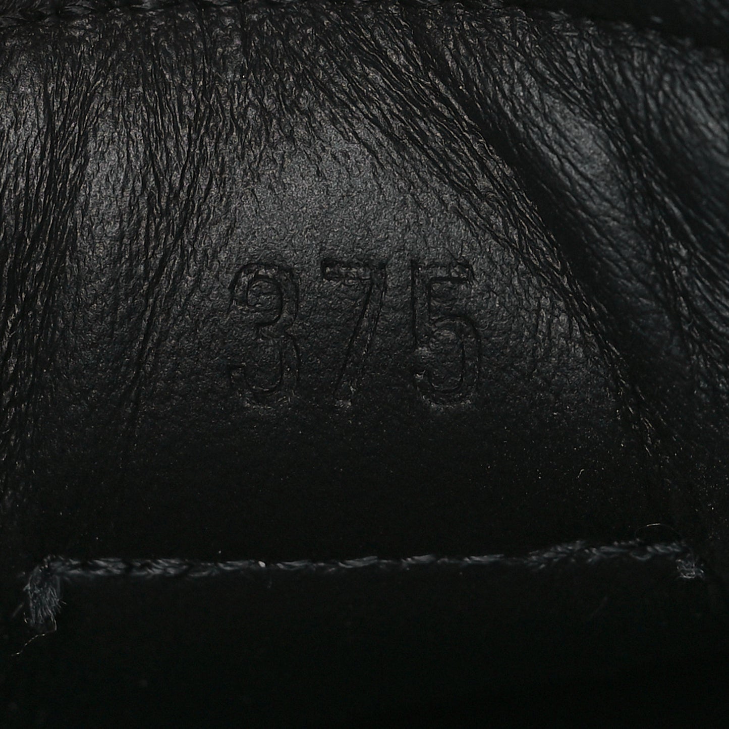 Nappa Suede Goatskin Jet Sneakers 37.5 Black