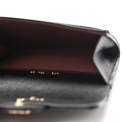 Chanel Caviar Quilted Flap Card Holder Wallet Black 5 of 8