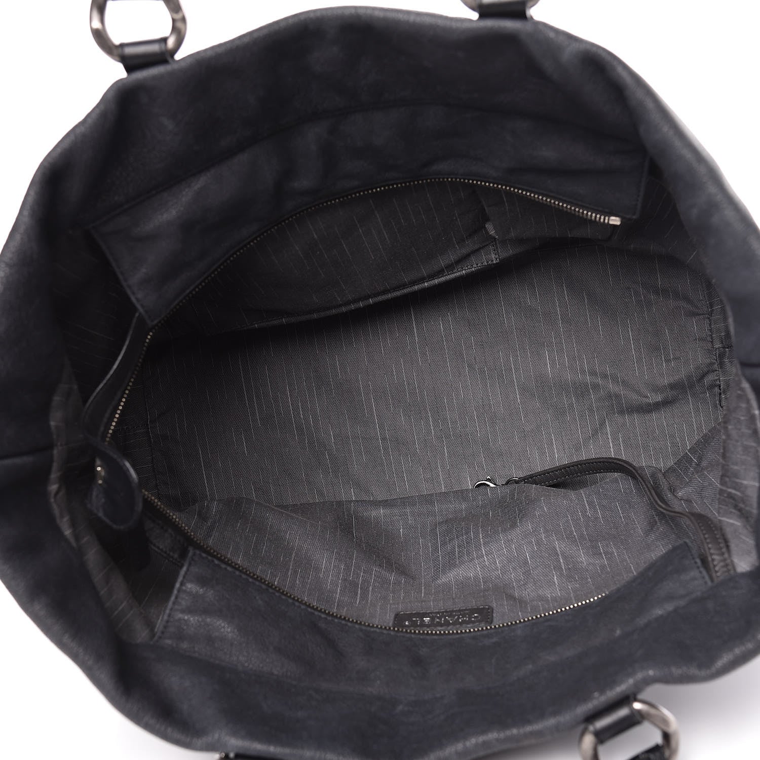 Chanel Washed Calfskin Tote Black 5 of 21