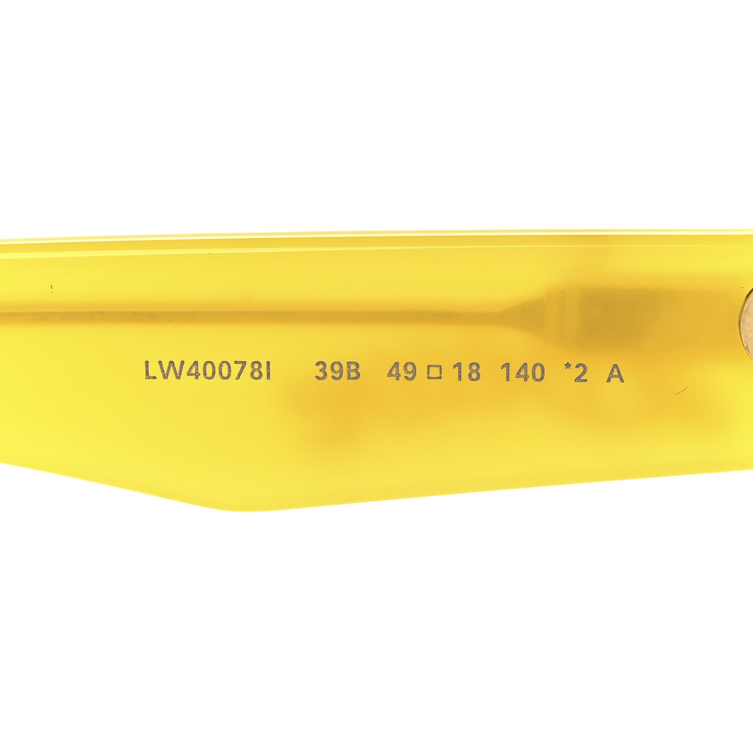 Loewe Acetate Sunglasses LW40078I Yellow 6 of 7