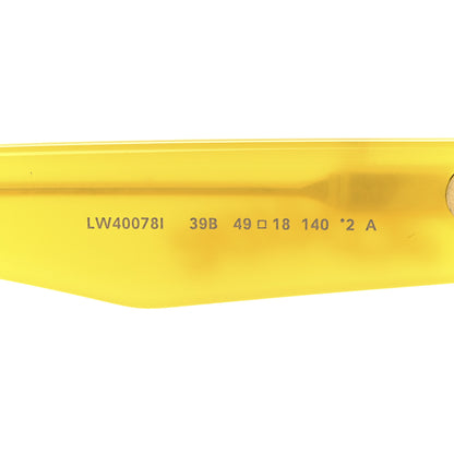 Loewe Acetate Sunglasses LW40078I Yellow 6 of 7