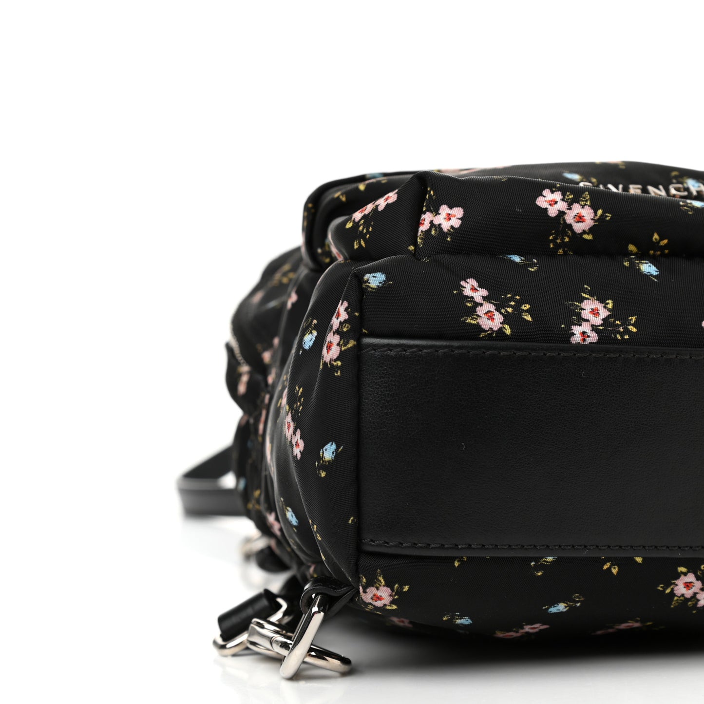 Tech Twill Nylon Hibiscus Print Nano Backpack Multicolor