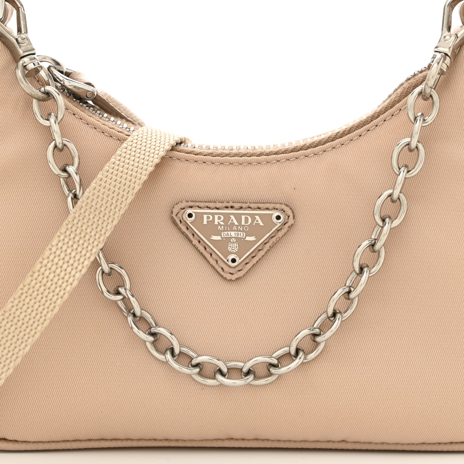 Prada Tessuto Nylon Saffiano Mini Re-Edition 2000 Shoulder Bag Cammeo 8 of 10