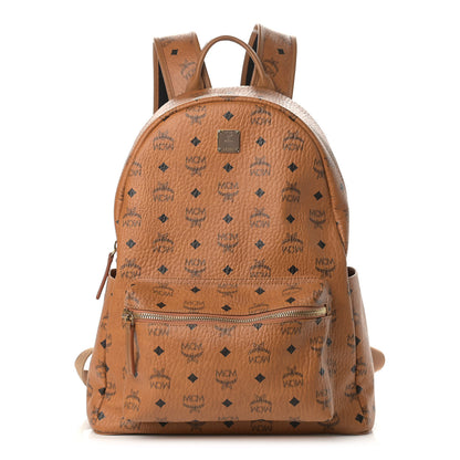 MCM Visetos Large Stark Backpack Cognac 1 of 12