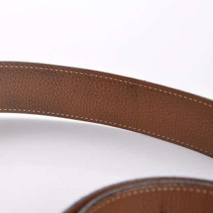 Hermes Box Togo 32mm H Belt 90 Black Gold 5 of 11