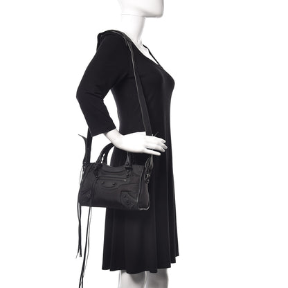 Balenciaga Nylon Agneau Mini City Black 2 of 12