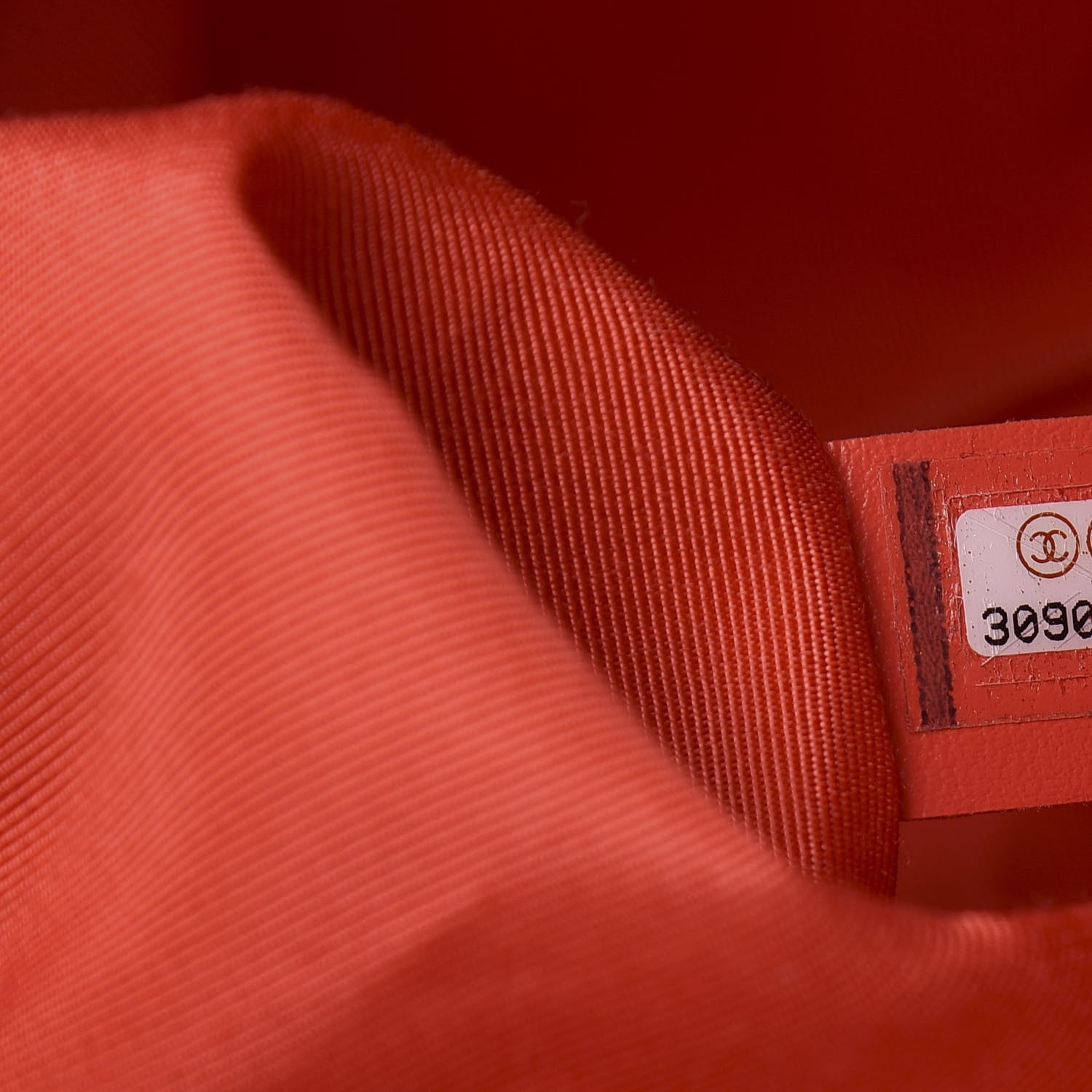 Chanel Cotton Canvas Large CC Embrace Hobo Coral 8 of 14