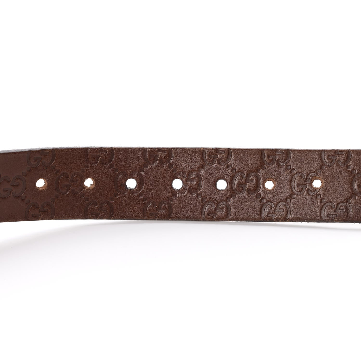 Gucci Guccissima Signature Belt 95 38 Dark Brown 5 of 9