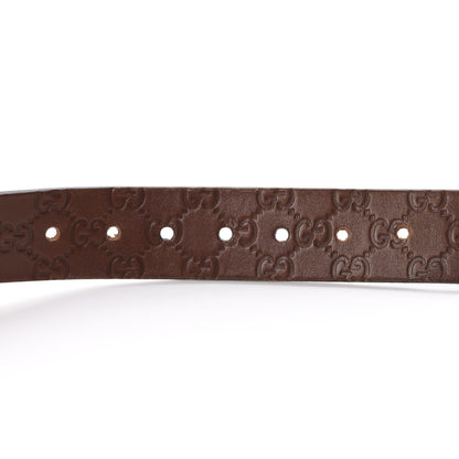 Gucci Guccissima Signature Belt 95 38 Dark Brown 5 of 9