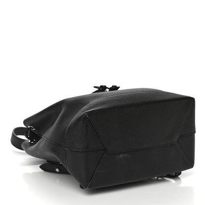 Louis Vuitton Calfskin Lockme Backpack Black 4 of 10