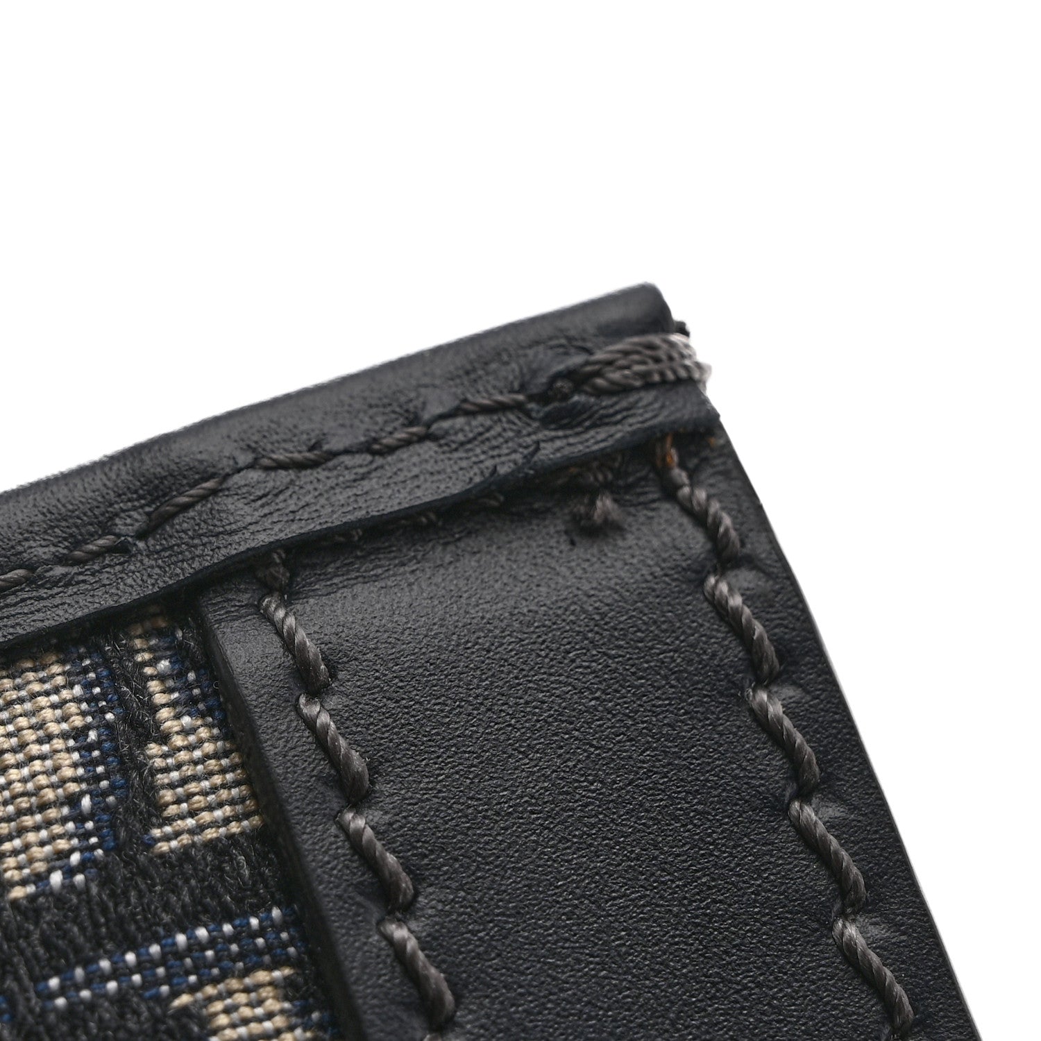 Christian Dior Oblique Fold Over Clutch Blue 8 of 8