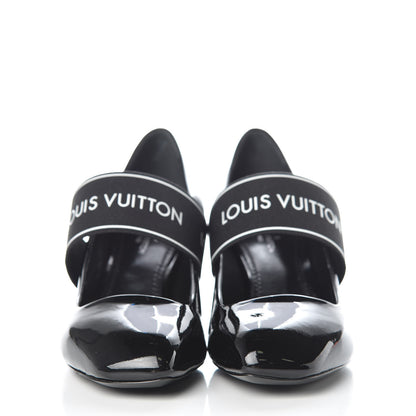 Louis Vuitton Patent Uncover Pumps 36 Black 2 of 10