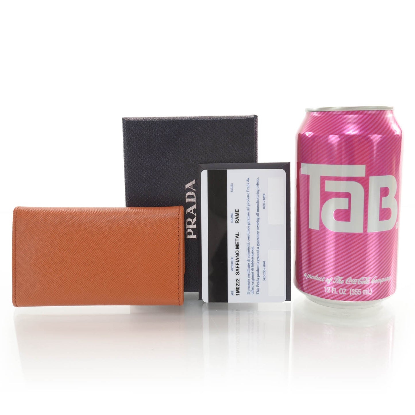 Saffiano Metal 6 Key Holder Rame
