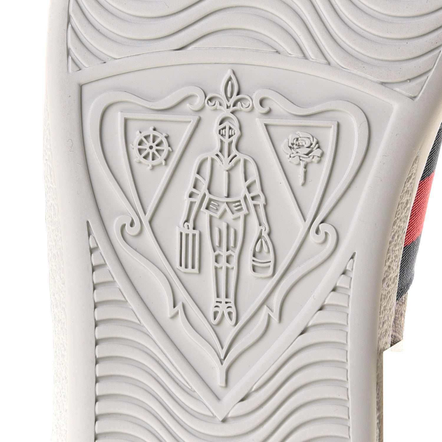 Gucci GG Supreme Monogram Womens Ace Low-Top Sneaker 38 Beige 7 of 10