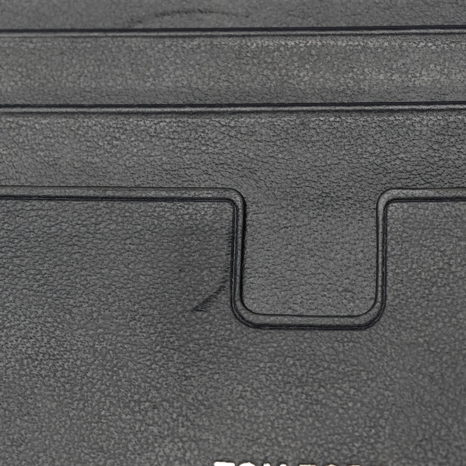 Tom Ford Glossy Calfskin Crocodile Embossed T Line Classic Bi-Fold Wallet Ink 7 of 7