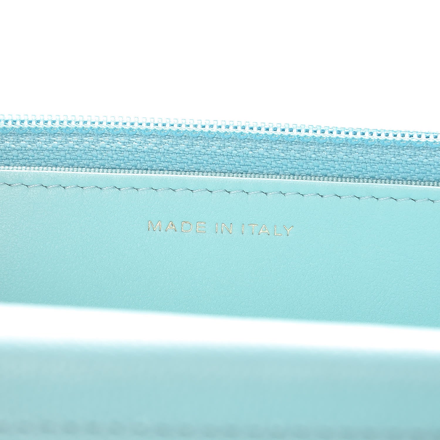 Chanel Caviar Quilted Wallet On Chain WOC Light Blue 7 of 11