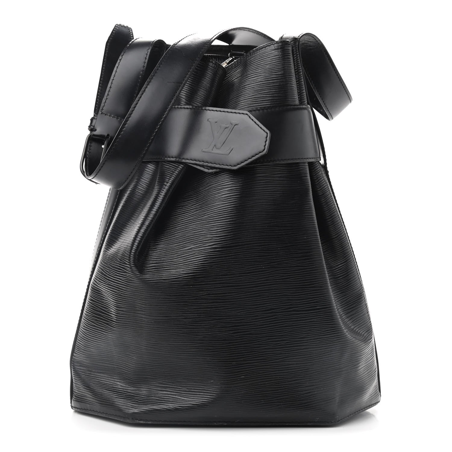 Louis Vuitton Epi Sac D'Epaule GM Black 3 of 12