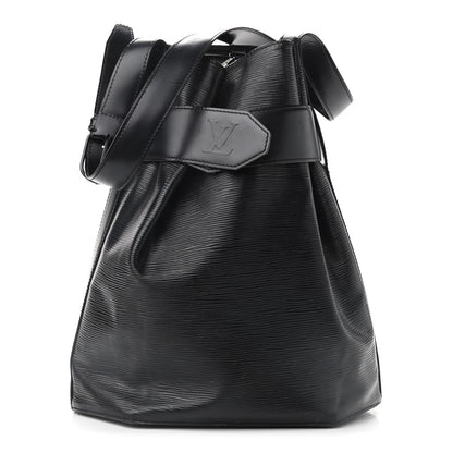 Louis Vuitton Epi Sac D'Epaule GM Black 3 of 12