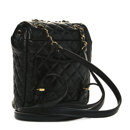 Chanel Calfskin Quilted Mini Urban Spirit Backpack Black 3 of 12