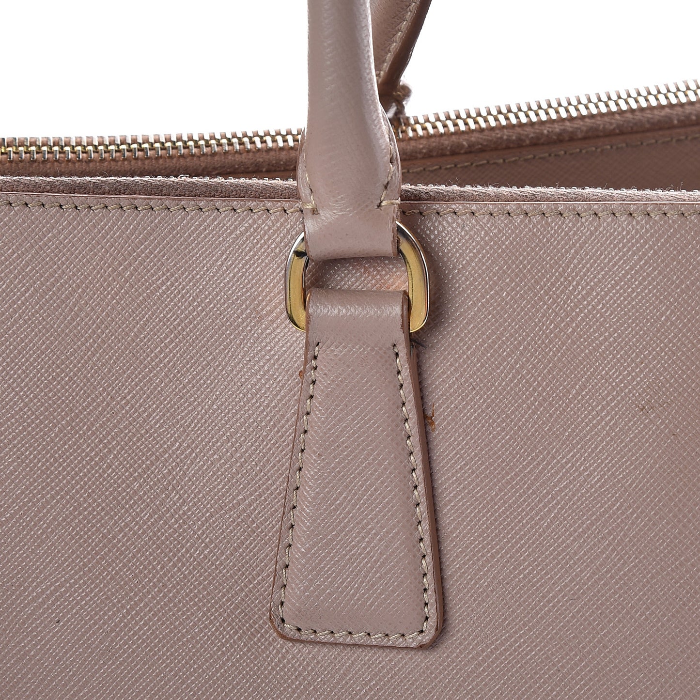 Saffiano Medium Galleria Double Zip Tote Cammeo