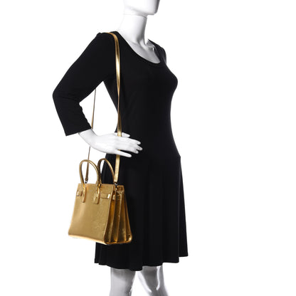 Saint Laurent Metallic Calfskin Baby Sac De Jour Ciad 2 of 18