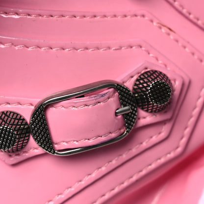 Balenciaga Patent Faux Leather Le Cagole Shoulder Bag XS Sweet Pink 13 of 14