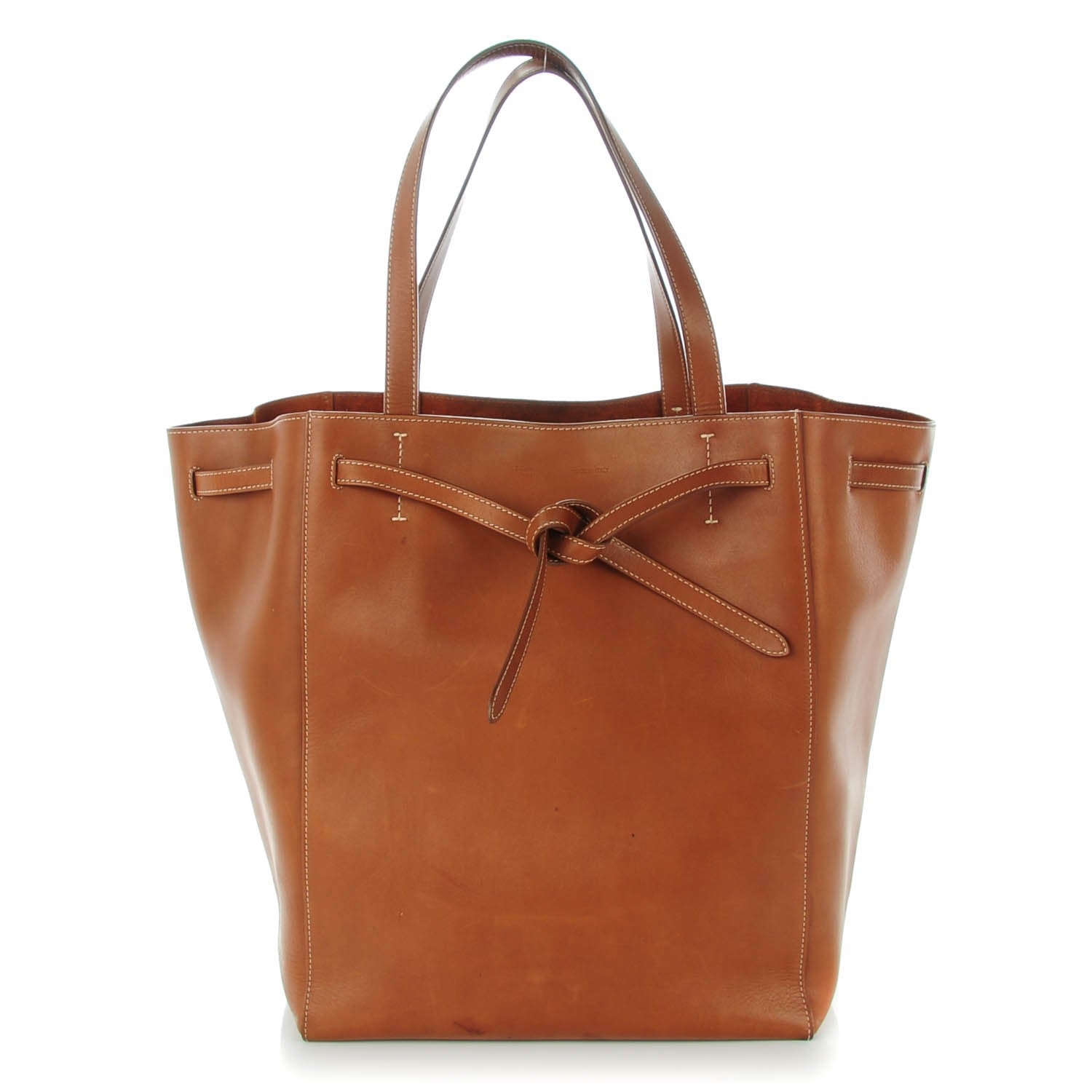 Celine Natural Calfskin Medium Cabas Phantom Tan 1 of 8