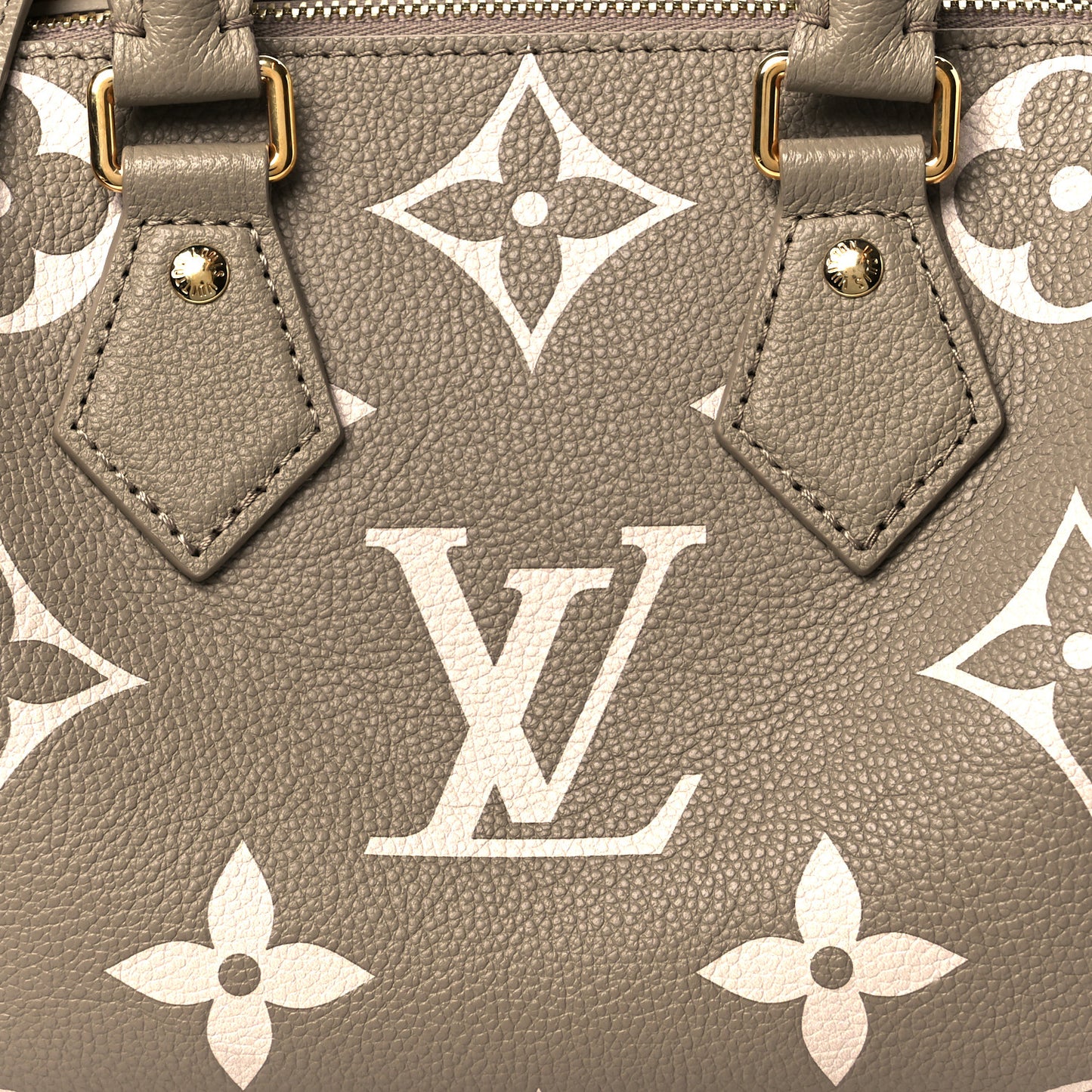 Empreinte Monogram Giant Speedy Bandouliere 20 Creme Beige