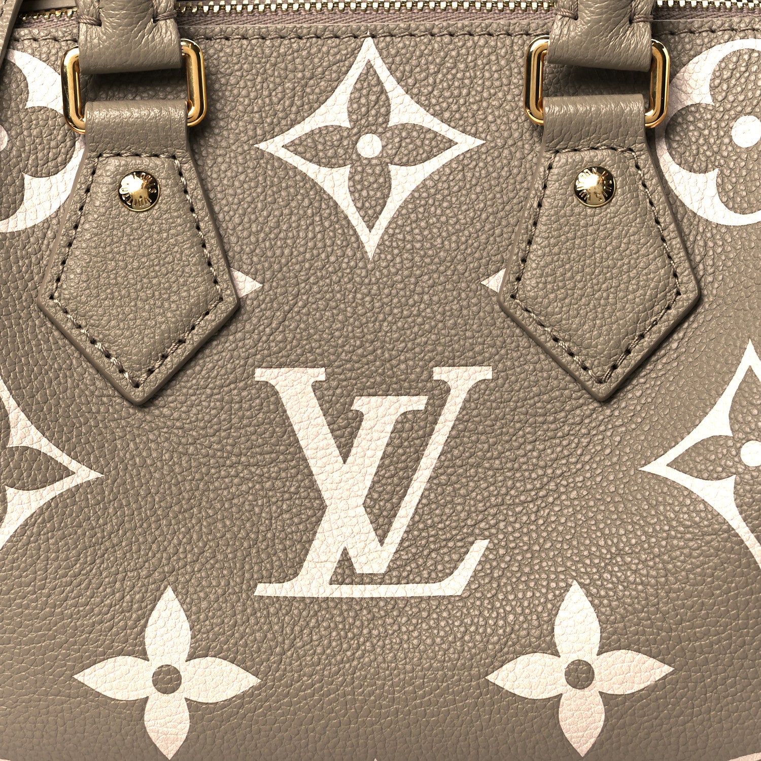 Louis Vuitton Empreinte Monogram Giant Speedy Bandouliere 20 Creme Beige 9 of 11