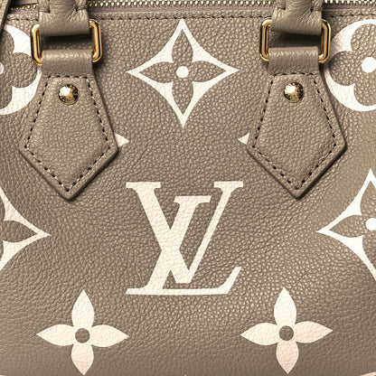 Louis Vuitton Empreinte Monogram Giant Speedy Bandouliere 20 Creme Beige 9 of 11
