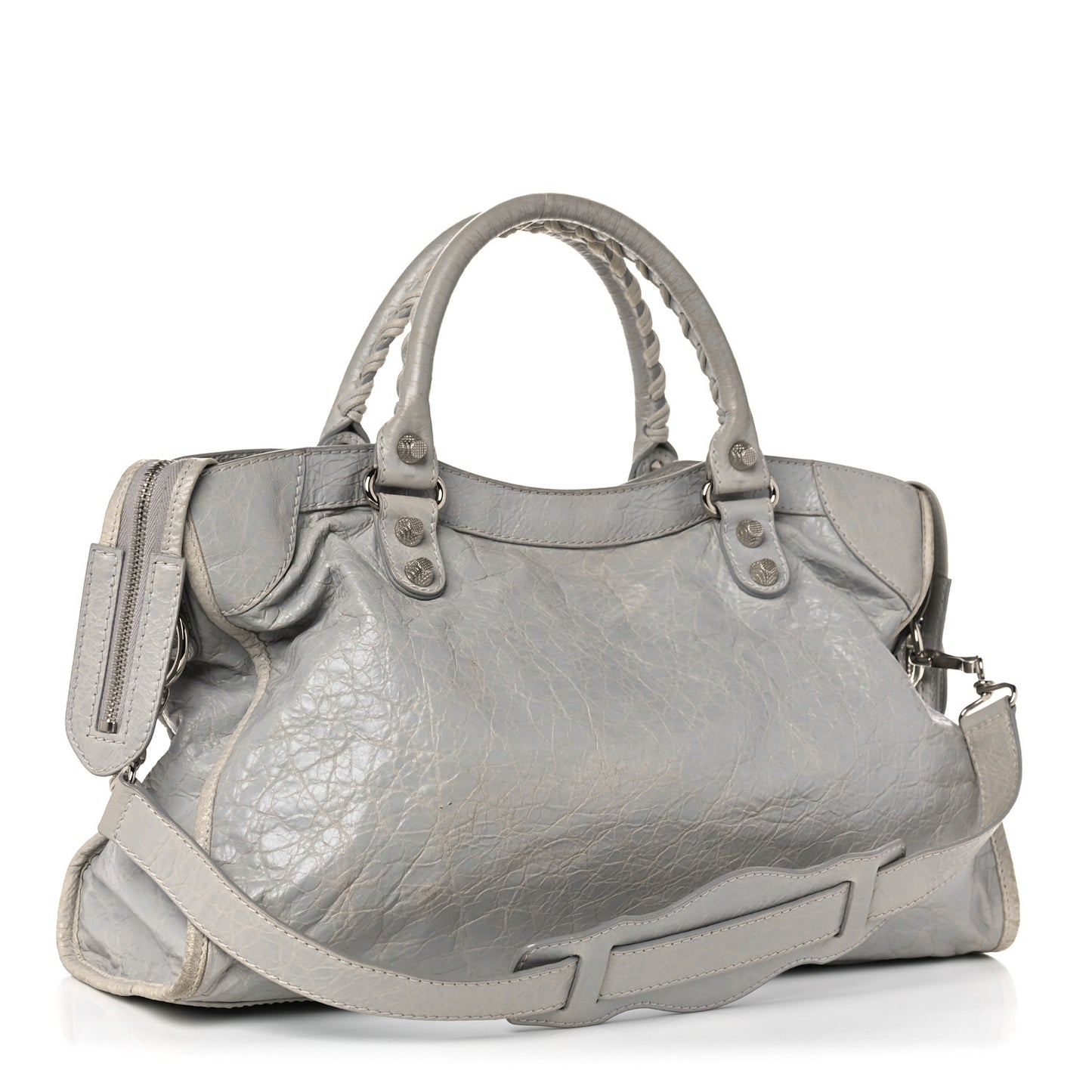 Agneau Giant 12 Silver Hardware City Gris Ciment