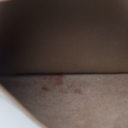 Hermes Taurillon Clemence Evelyne III PM Etoupe 24 of 30