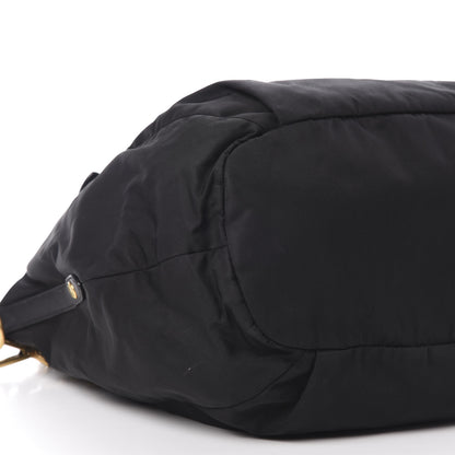 Prada Tessuto Nylon Soft Calf Tote Black 10 of 16