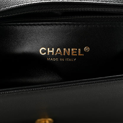 Chanel Caviar Quilted New Medium Boy Flap Black Black 6 of 11