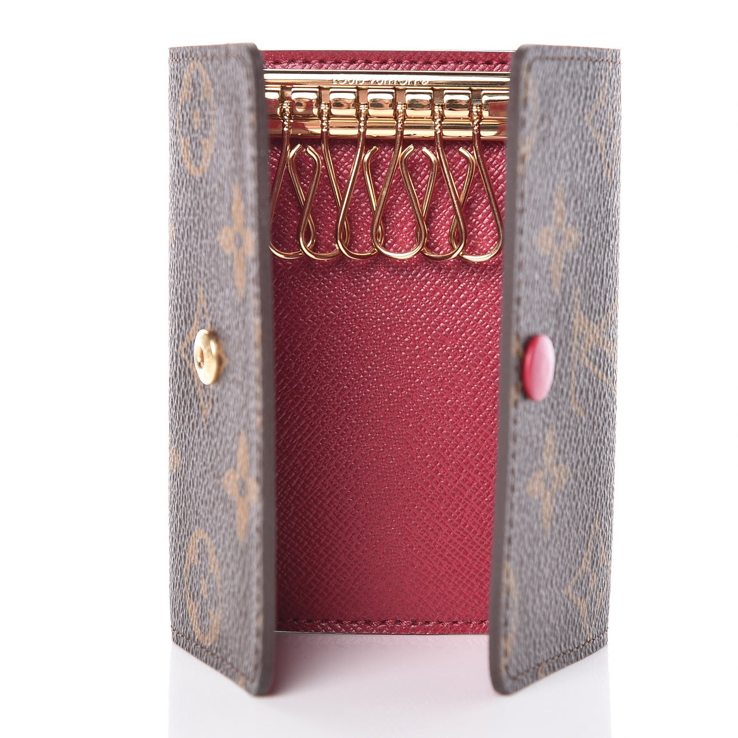 Monogram 6 Key Multicles Holder Fuchsia