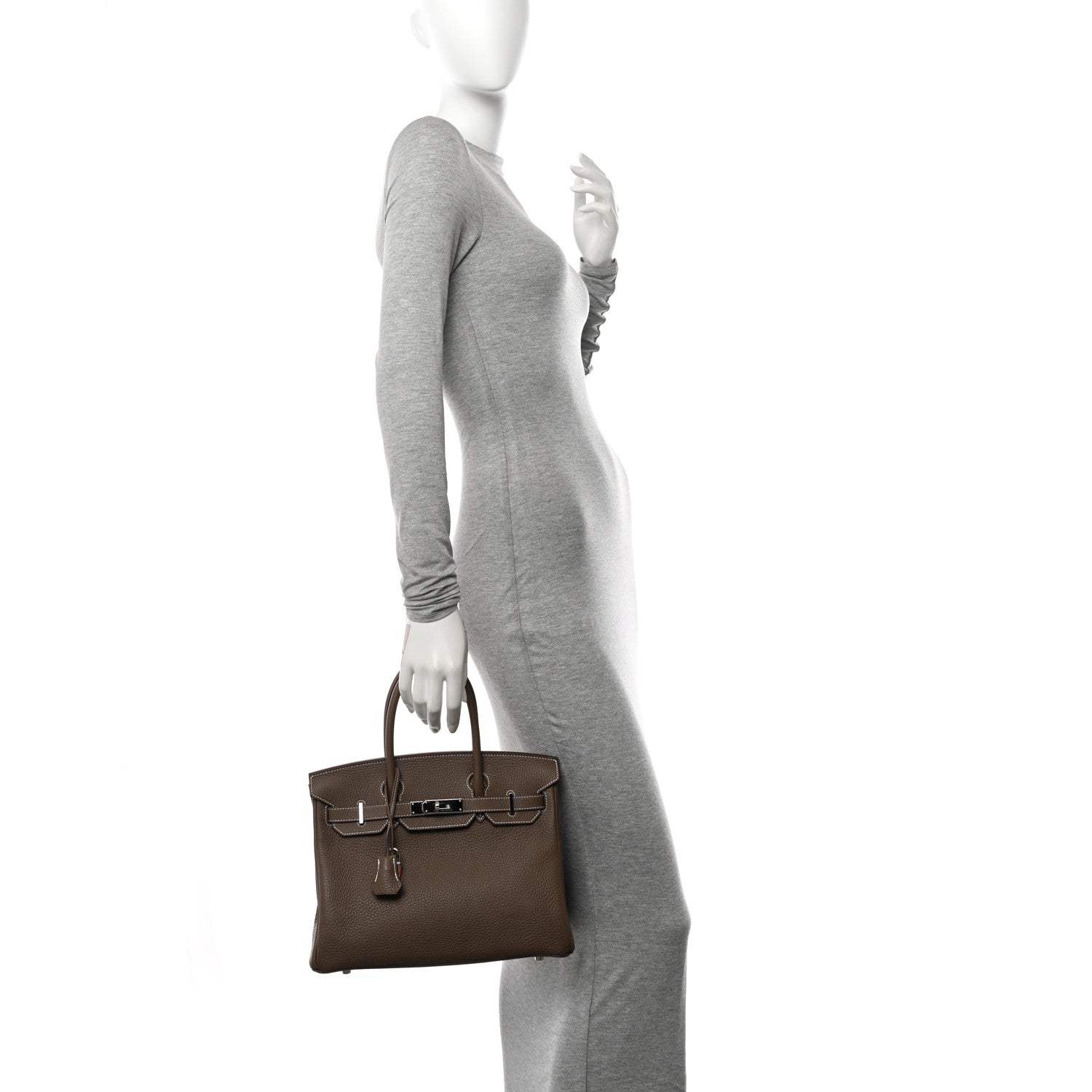 Hermes Togo Birkin 30 Etoupe 2 of 12