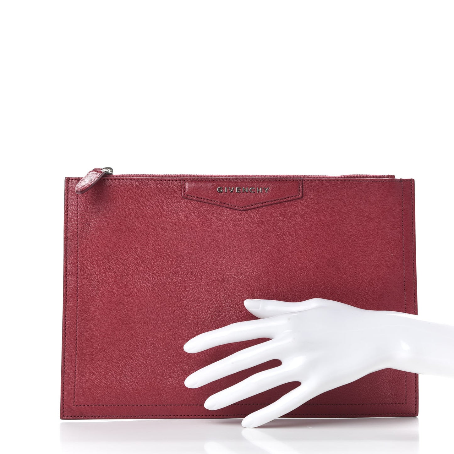 Sugar Goatskin Medium Antigona Pouch Pink