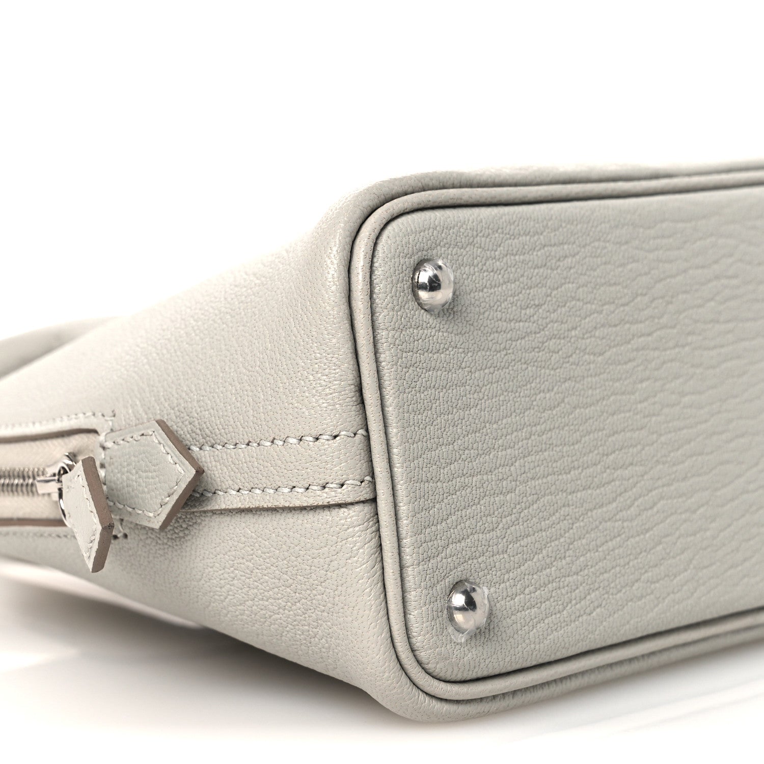 Hermes Chevre Mysore Mini 1923 Bolide Gris Perle 9 of 11