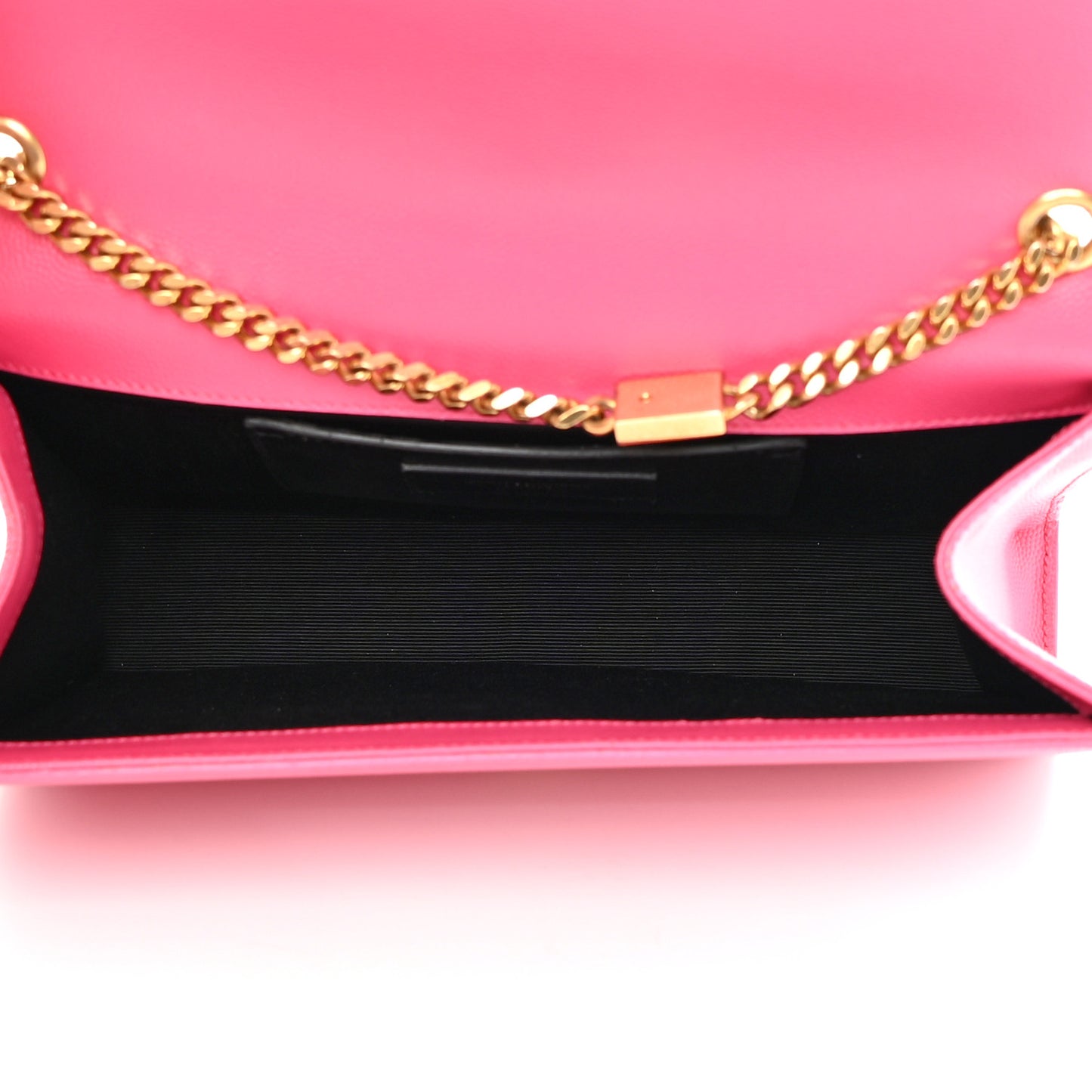 Grain De Poudre Medium Monogram Kate Satchel Lipstick Fuchsia