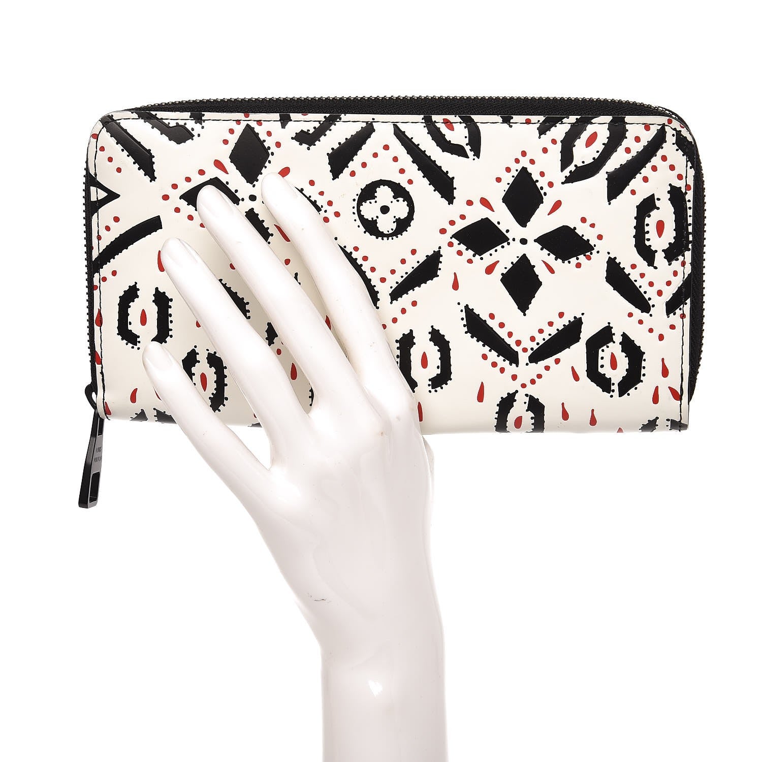 Louis Vuitton Calfskin Zippy Wallet Graphic Print 2 of 8