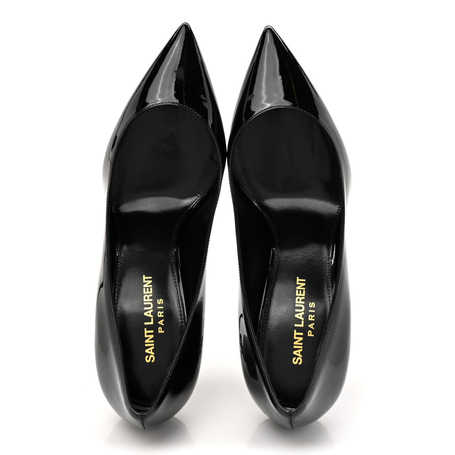 Saint Laurent Patent Opyum 85 Pumps 37 Black 2 of 10