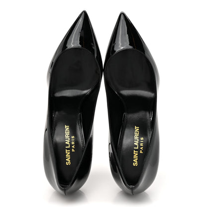 Saint Laurent Patent Opyum 85 Pumps 37 Black 2 of 10