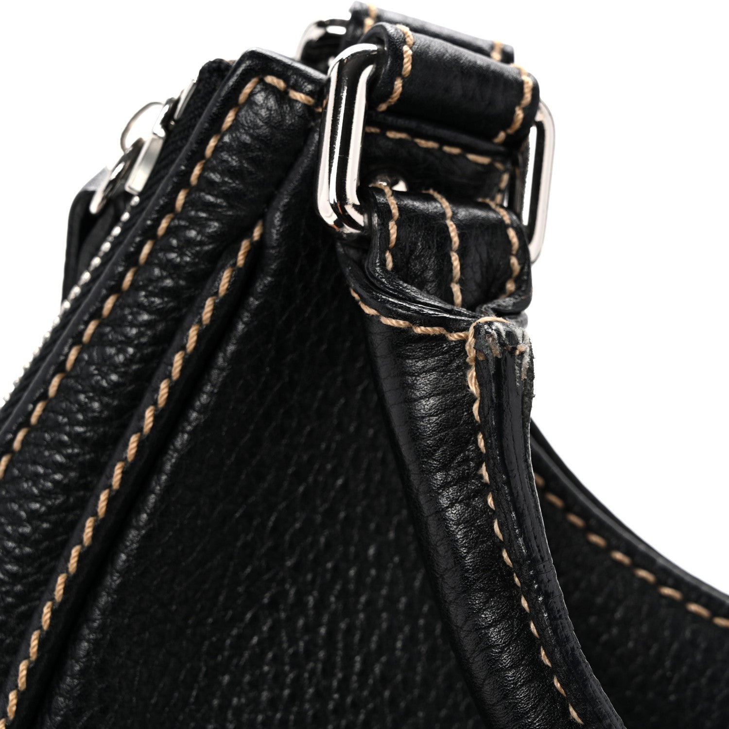 Chanel Grained Calfskin Tassel Hobo Black 13 of 14