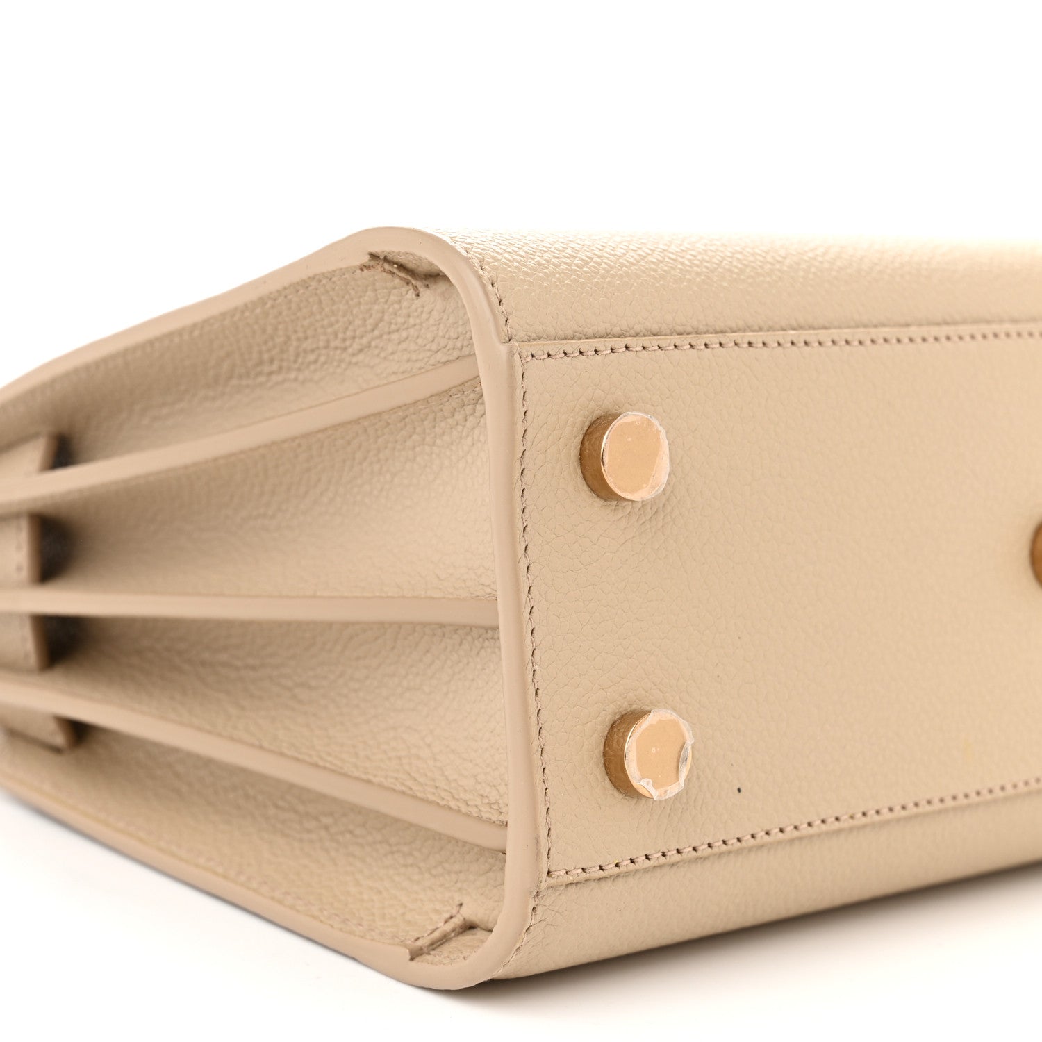 Saint Laurent Grained Calfskin Nano Sac De Jour Sea Salt 9 of 11
