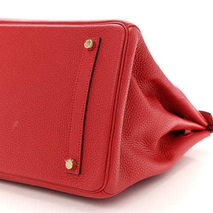 Hermes Togo Birkin 35 Rouge Casaque 9 of 11